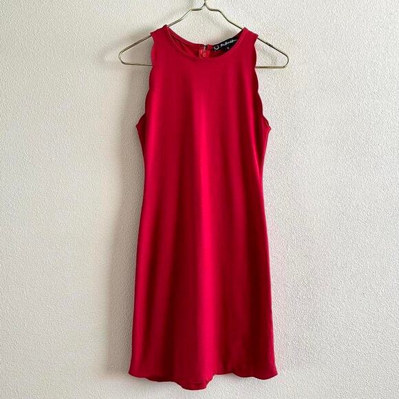 For Love and Lemons red sleeveless bodycon rayon/spandex mini dress - Picture 5 of 9